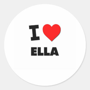 Adesivo Eu Amo Ella
