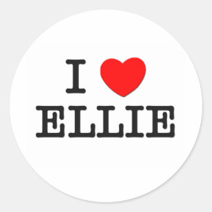 Adesivo Eu Amo Ellie