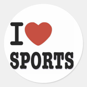 ADESIVO EU AMO ESPORTES