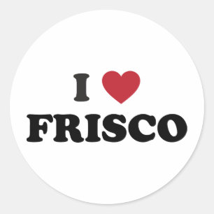 Adesivo Eu amo Frisco Texas