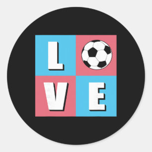 Adesivo Eu Amo Futebol Futebol Para Jogadores Treinadores