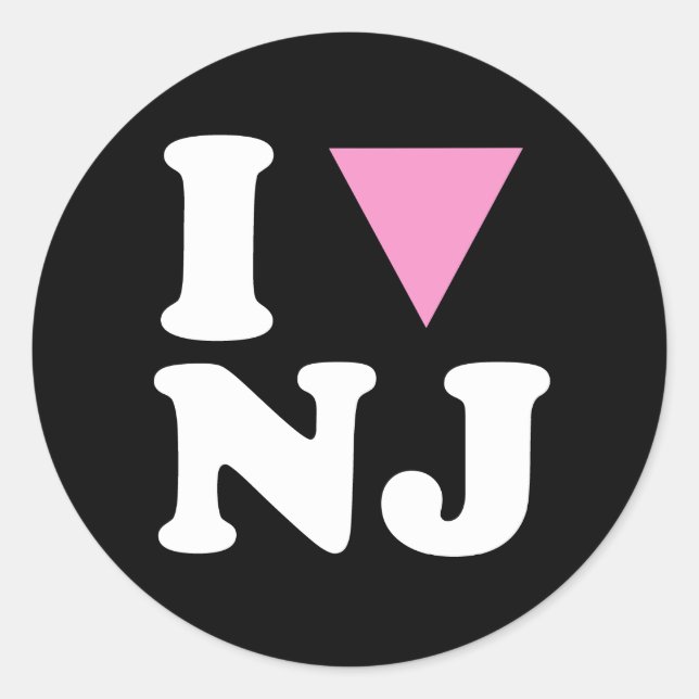 Adesivo EU AMO GAY NJ - BRANCO -.png (Frente)