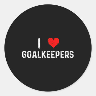 Adesivo Eu Amo Goleiros - Coração Goleiro Futebol Rugby Fi