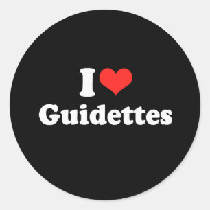Adesivo Eu Amo Guidettes