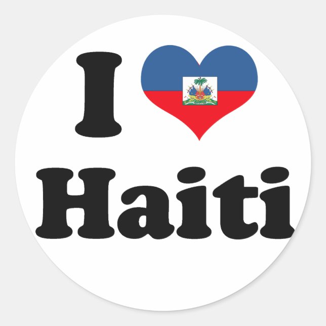 ADESIVO EU AMO HAITI 2 (Frente)