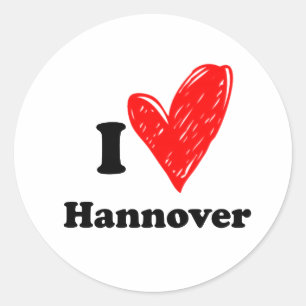 Adesivo Eu amo Hannover