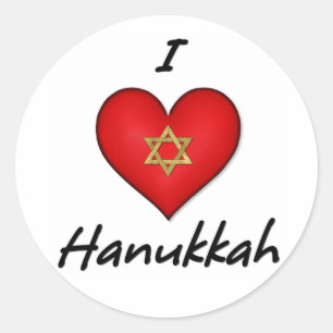 Adesivo Eu Amo Hanukkah