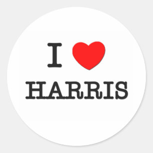 Adesivo Eu amo Harris