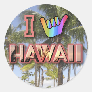 Adesivo Eu Amo Havaí