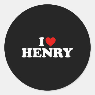 Adesivo Eu Amo Henry He