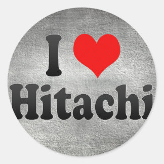 Adesivo Eu amo Hitachi, Japão