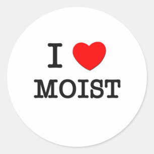 Adesivo Eu amo húmido