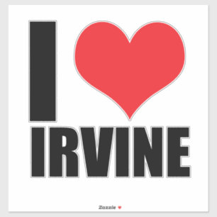 Adesivo Eu amo Irvine