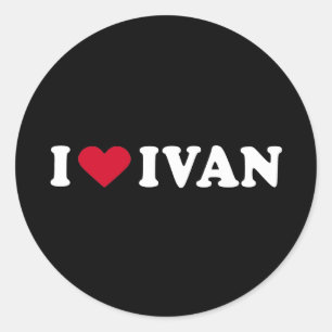 ADESIVO EU AMO IVAN