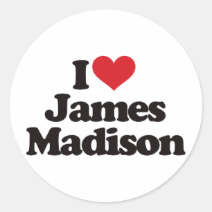 Adesivo Eu Amo James Madison
