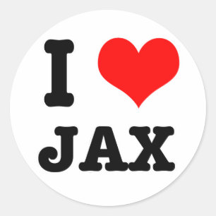 ADESIVO EU AMO JAX