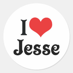 Adesivo Eu Amo Jesse