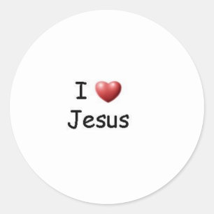 Adesivo Eu amo Jesus
