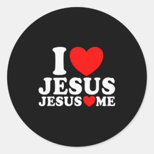 Adesivo Eu Amo Jesus Jesus Me Ama Fé Cristã Igreja