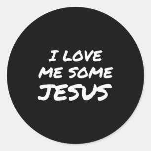 Adesivo Eu Amo Jesus Muito Fé Cristã Legal Páscoa