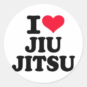 Adesivo Eu amo Jiu Jitsu