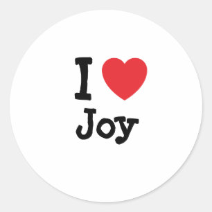 Adesivo Eu amo Joy Heary T-Shirt