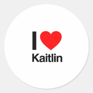 Adesivo eu amo kaitlin