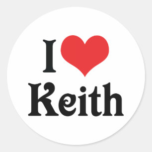 Adesivo Eu Amo Keith