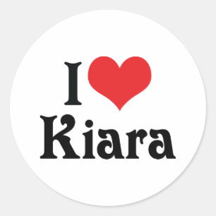 Adesivo Eu Amo Kiara