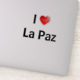 Adesivo Eu amo La Paz