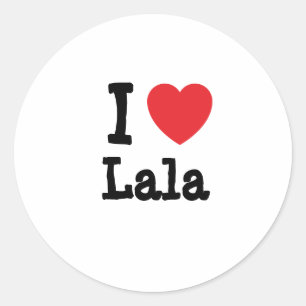 Adesivo Eu amo Lana Heart-Shirt