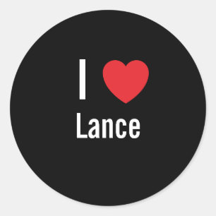 Adesivo Eu amo Lance