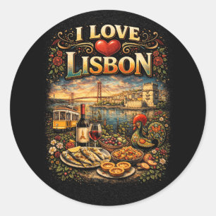 Adesivo Eu Amo Lisboa