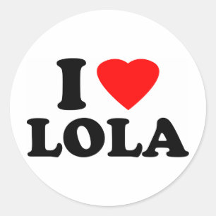 Adesivo Eu amo Lola