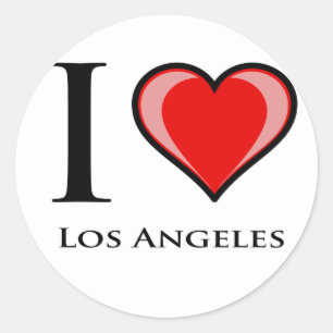 Adesivo Eu amo Los Angeles