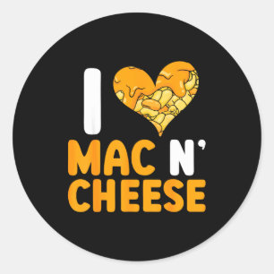 Adesivo Eu Amo Macarrão Com Queijo Macarrão E Queijo Engra