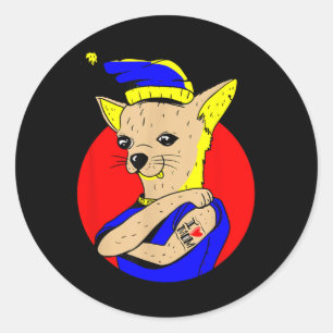 Adesivo Eu Amo Mamãe Tattoo Chihuahua Cachorro Mãe Mães Bo