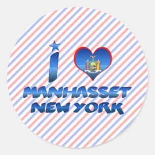 Adesivo Eu amo Manhasset, Nova York