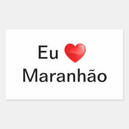 Adesivo eu amo Maranhão