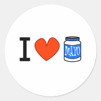 Adesivo Eu Amo Mayo!