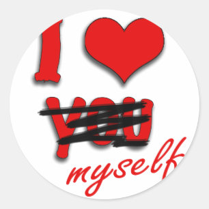 Adesivo Eu amo-me