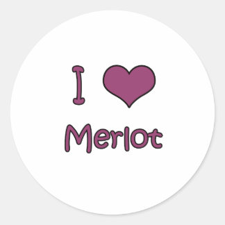 Adesivo Eu Amo Merlot