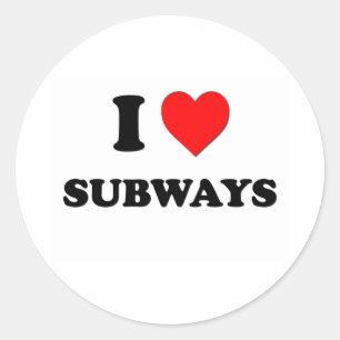 Adesivo Eu amo metros