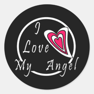 Adesivo Eu amo meu Angel 