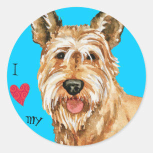 Adesivo Eu amo meu Berger Picard