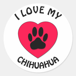 Adesivo Eu amo meu cachorro