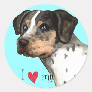 Adesivo Eu amo meu Catahoula