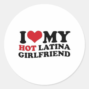 Adesivo Eu Amo Meu Coração Gf De Namorada Latina Quente