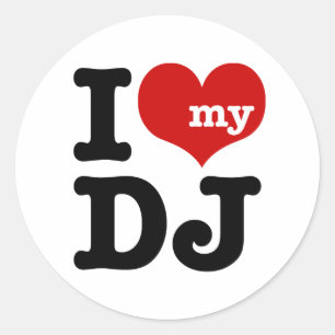 Adesivo Eu amo meu DJ