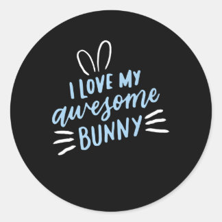 Adesivo Eu Amo Meu Incrível Bunny | Rabbit Lover